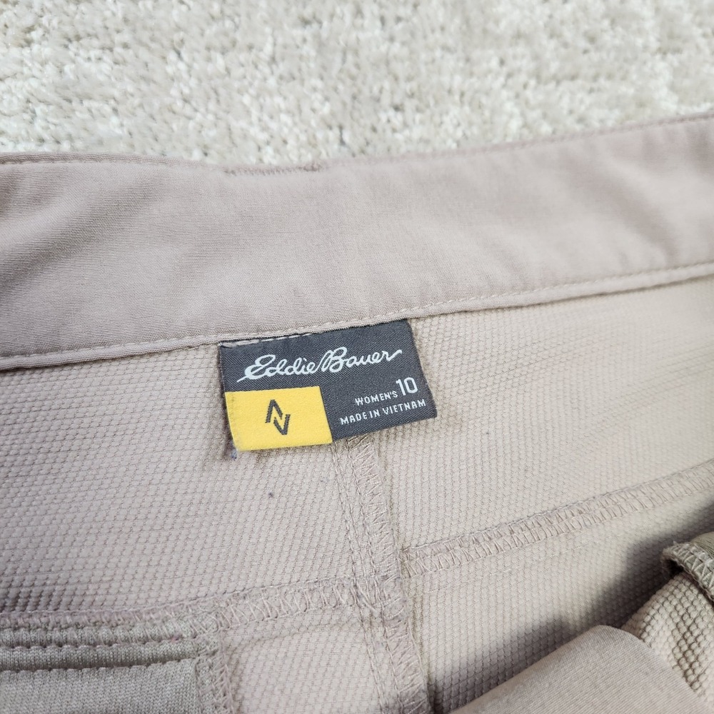 Eddie Bauer Pants Women Travex Bootcut Hiking Beige Outdoors Stretch - Picture 9 of 12